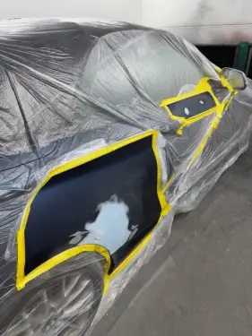 Click Here To Enlarge This Photo Of BMW Quarter Panel & Door Repair In Nottingham